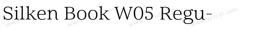 Silken Book W05 Regu字体转换
